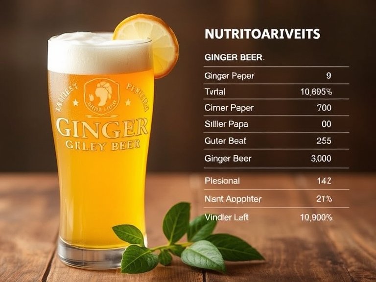 Nutritional Profile of Ginger Beer 