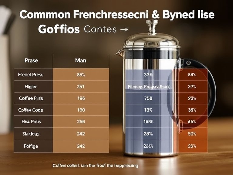 Common French Press Coffee Ratios