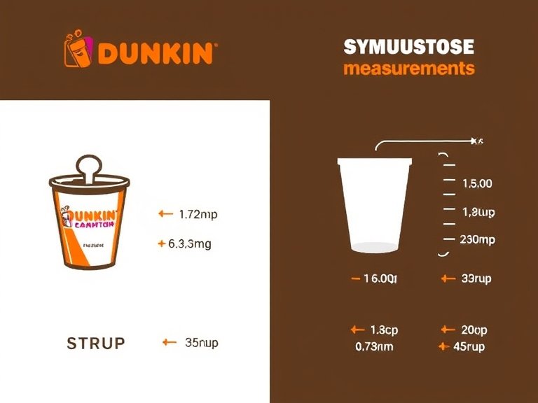 Size Options and Syrup Measurements 