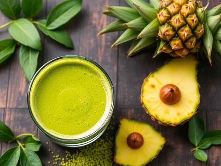 Health Benefits of Pineapple Matcha 