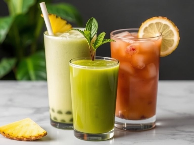 Comparing Pineapple Matcha to Other Drinks 