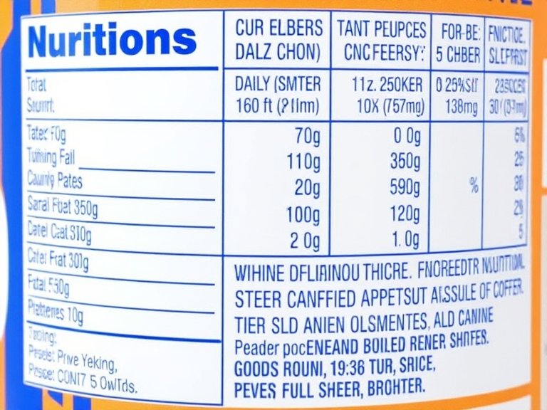 Nutritional Content and Ingredients