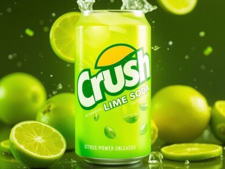 Crush Lime Soda: Citrus Power Unleashed!