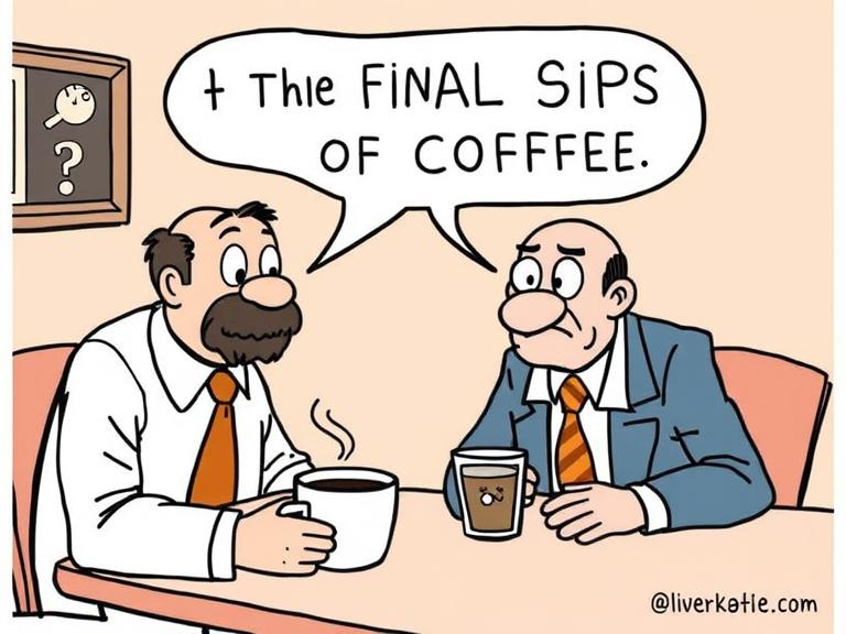 The Final Sips of Coffee Humor 