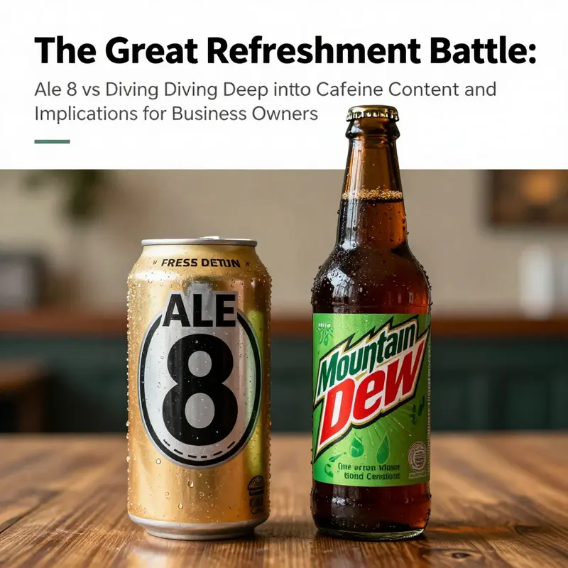 Aesthetic arrangement of Ale 8 and Mountain Dew against a backdrop of summer activities.