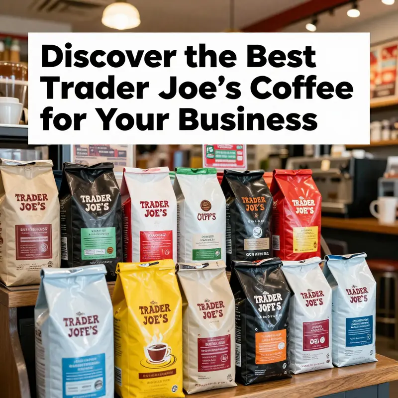 A selection of the top Trader Joe’s coffee offerings for 2025, ideal for business owners.