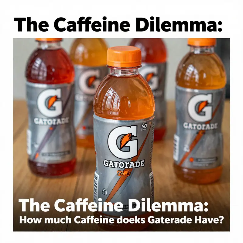 Standard Gatorade formulations emphasize their caffeine-free nature, catering to hydration needs during physical activity.