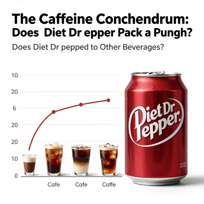 Diet Dr Pepper can reveals its caffeine content, inviting curiosity about its appeal.