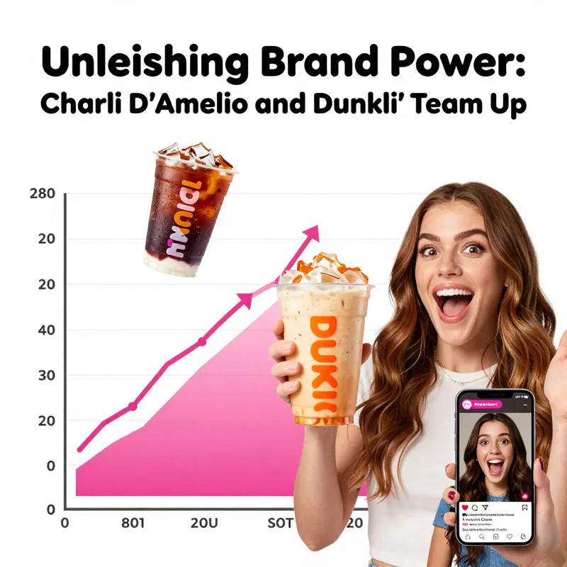 ‘The Charli’ drink beautifully presented at a Dunkin’ store, embodying the excitement of its launch.