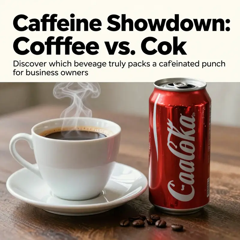 A cover image showing a cup of coffee and a can of Coke side by side.