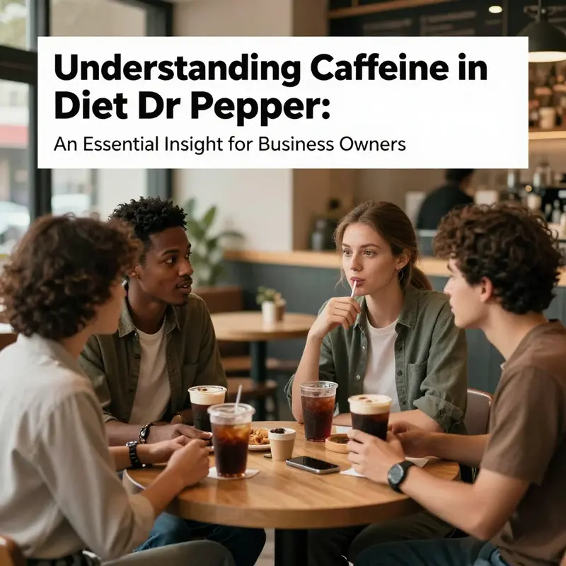 Caffeine content comparison of Diet Dr Pepper with other diet sodas.