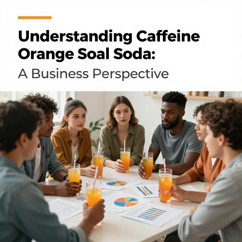 A comparison of popular orange sodas and their caffeine content.