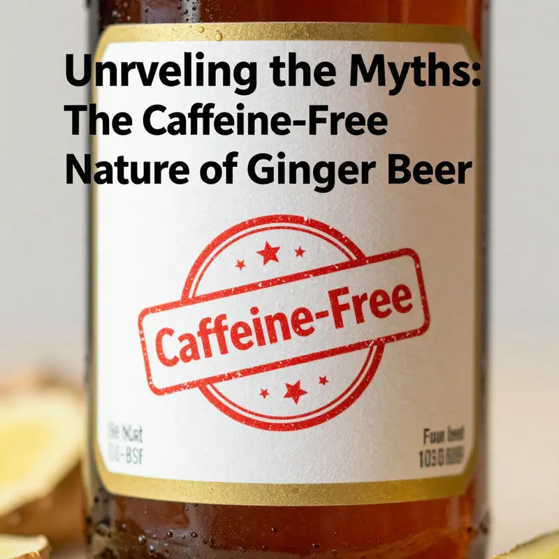 Exploring the myths surrounding ginger beer’s caffeine content.