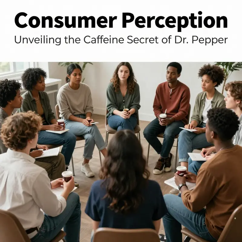 A close-up of a Dr Pepper can displaying its caffeine content in context.