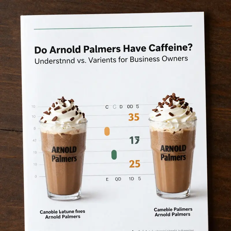 An array of Arnold Palmer variants showcasing their distinct labels highlighting caffeine content.
