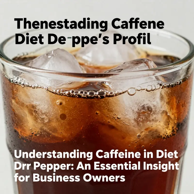 Caffeine content comparison of Diet Dr Pepper with other diet sodas.