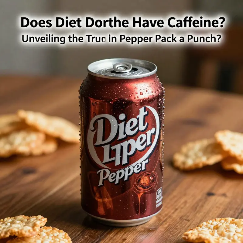 Diet Dr Pepper can reveals its caffeine content, inviting curiosity about its appeal.