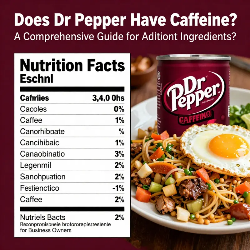 Caffeine content comparison of Dr Pepper with various sodas.
