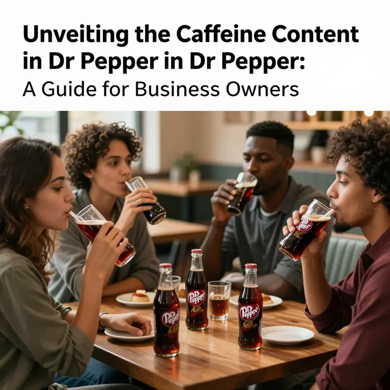 A visual representation of a cold Dr Pepper can, emphasizing its caffeine content.