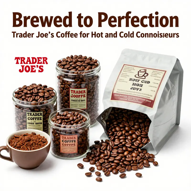 A selection of Trader Joe’s cold brew coffee products highlighting their convenience and flavor.