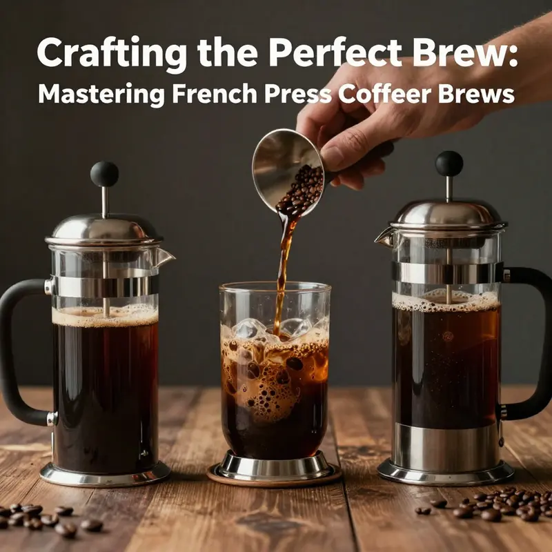 An essential setup for understanding the 1:15 coffee-to-water ratio used in French press brewing.