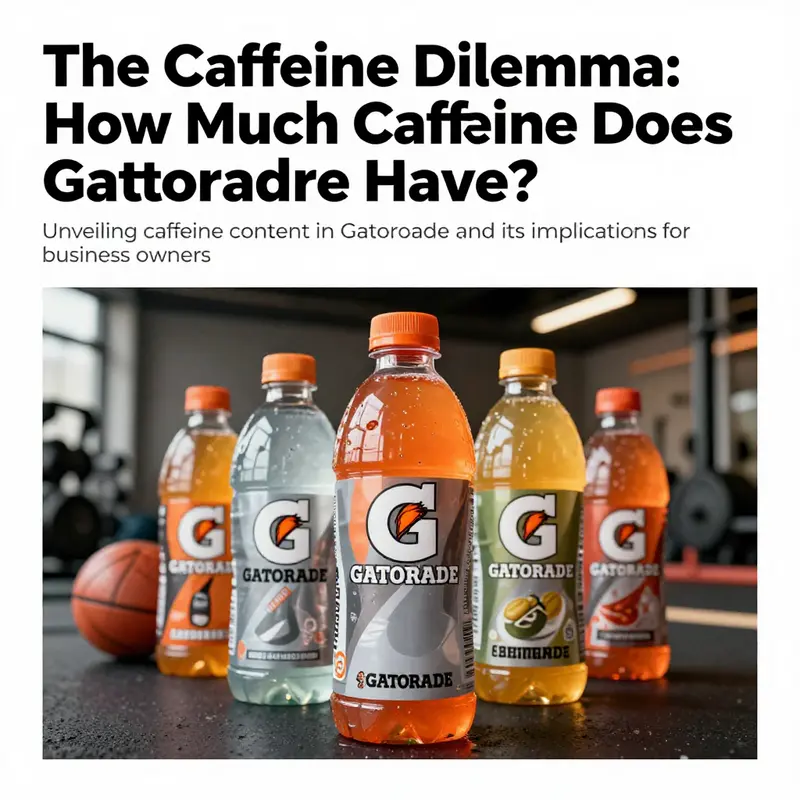 A collage of various Gatorade products set against a backdrop of athletic activity.