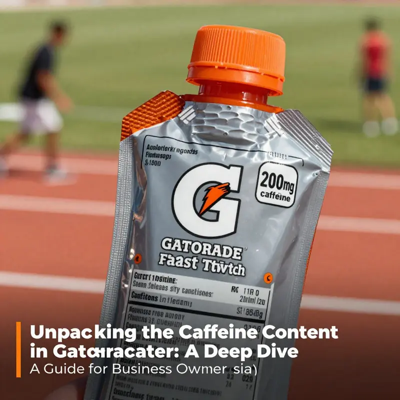 Detailed look at Gatorade’s Fast Twitch caffeine content.