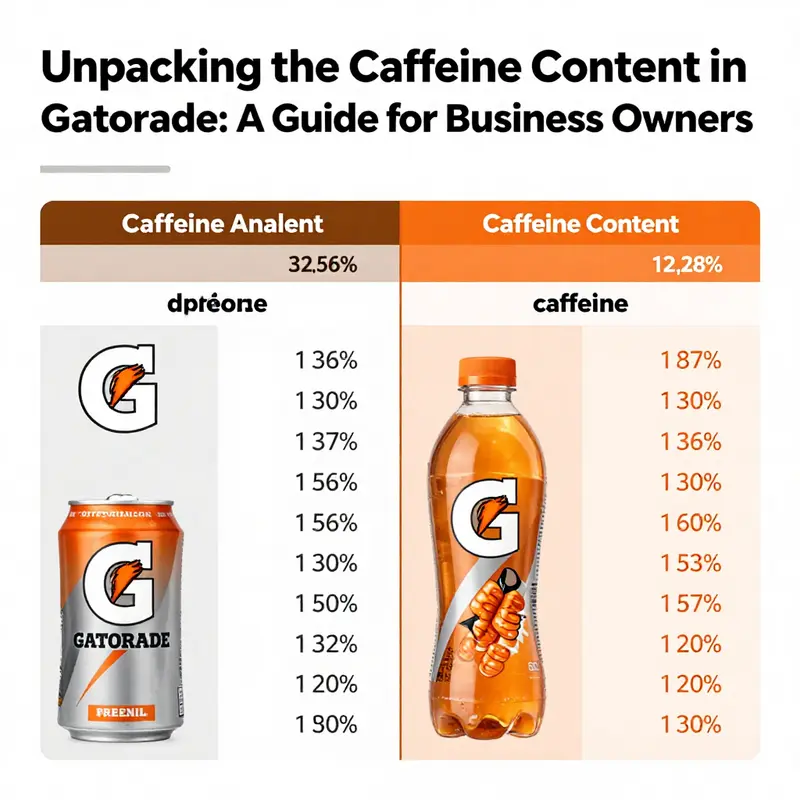 Detailed look at Gatorade’s Fast Twitch caffeine content.