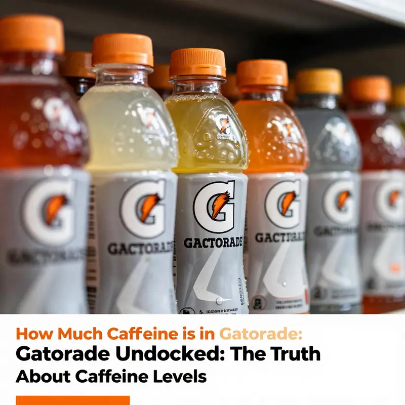 An overview of the caffeine content in Gatorade across different flavors.