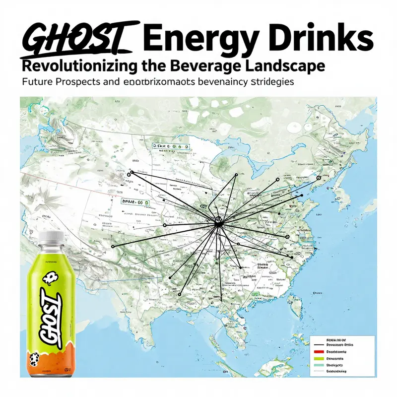 A snapshot of GHOST Energy Drink highlighting its natural ingredients and vibrant packaging.