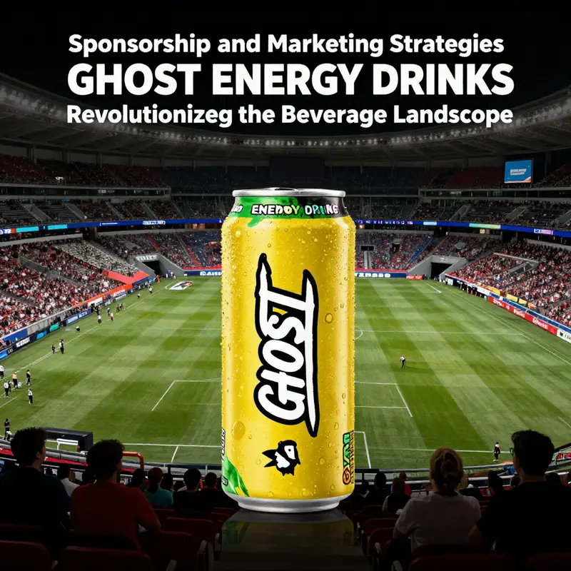A snapshot of GHOST Energy Drink highlighting its natural ingredients and vibrant packaging.