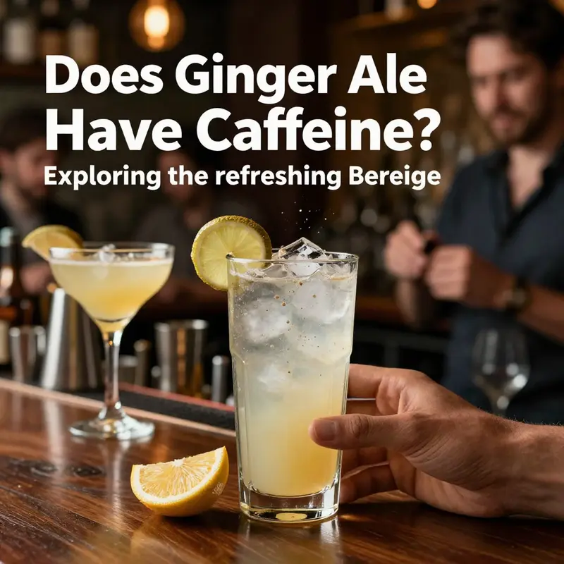 Ginger ale, known for its refreshing taste, is typically caffeine-free.