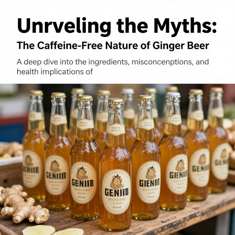 An assortment of ginger beer bottles displayed in a rustic market, showcasing different brands and styles.