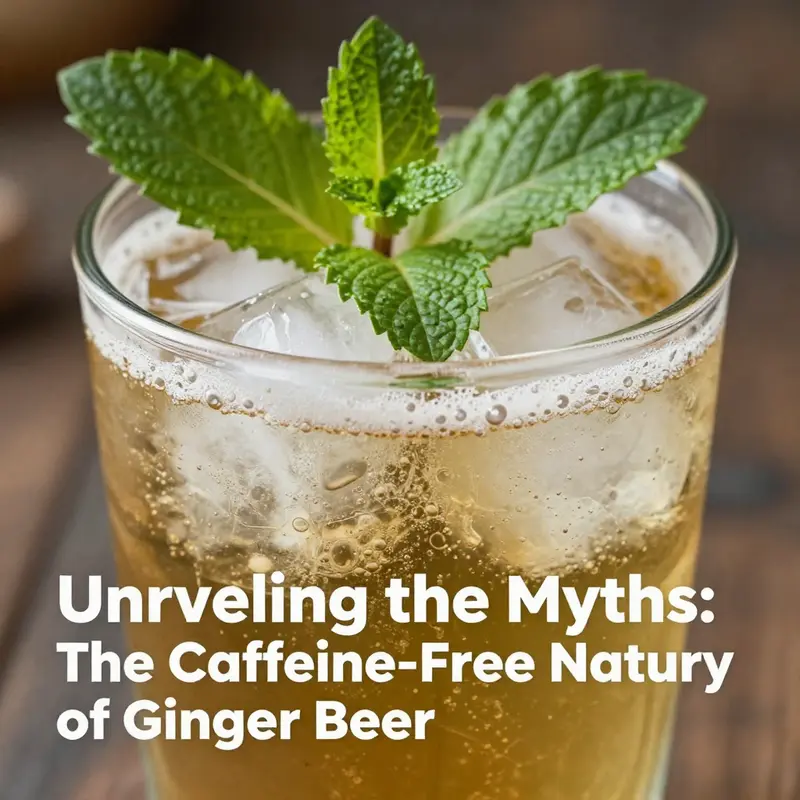 Exploring the myths surrounding ginger beer’s caffeine content.