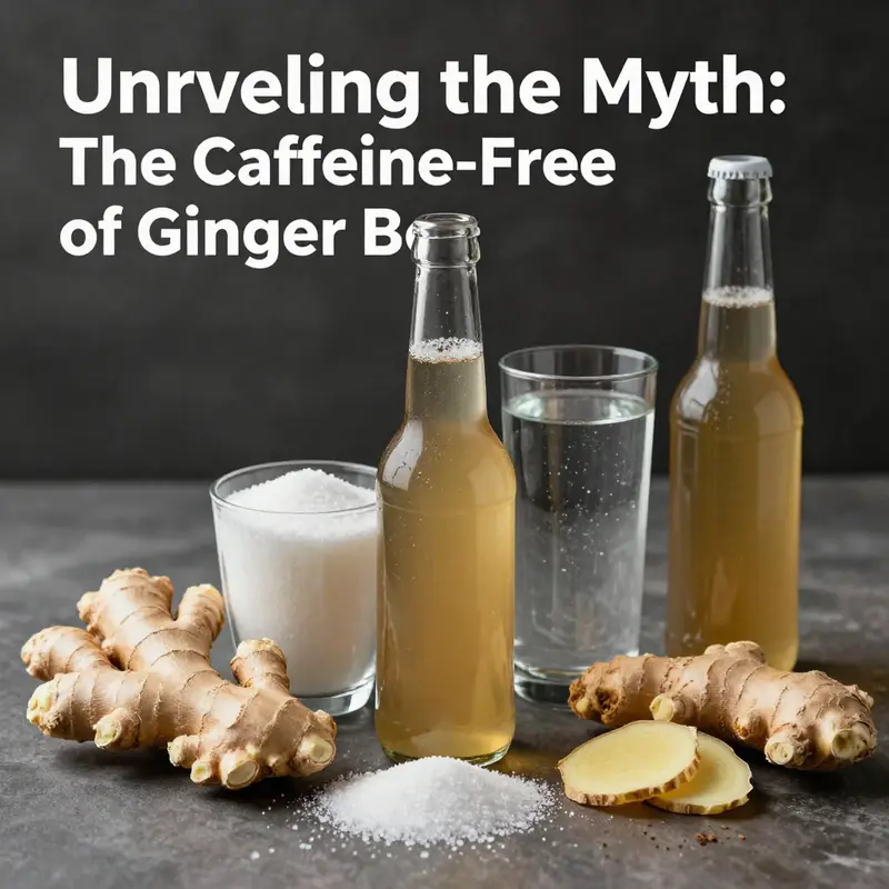 Exploring the myths surrounding ginger beer’s caffeine content.