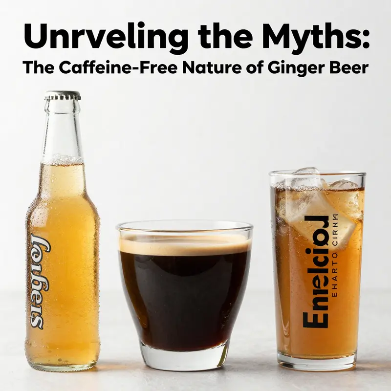 Exploring the myths surrounding ginger beer’s caffeine content.