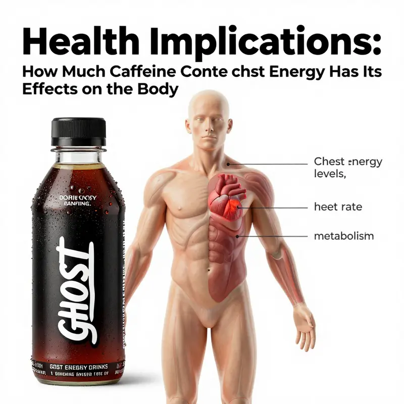 The caffeine breakdown of GHOST Energy drinks, showcasing the natural source and its levels.