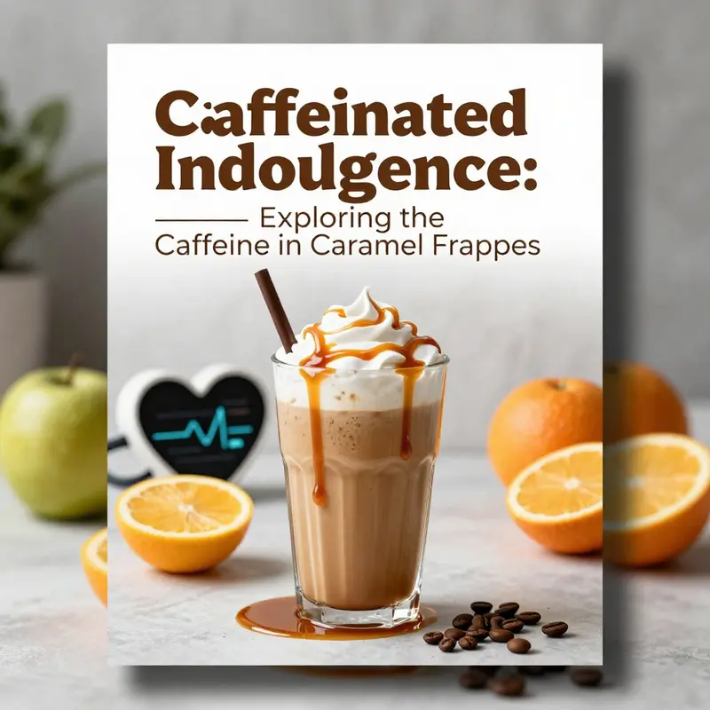 The caffeine content breakdown of a Caramel Frappe served in a Starbucks branch.