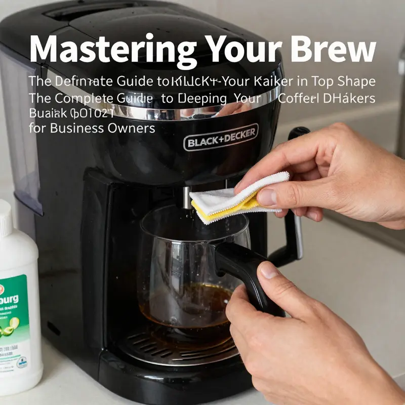 The versatile BLACK+DECKER coffee maker showcased with its various features in a clean office setting.