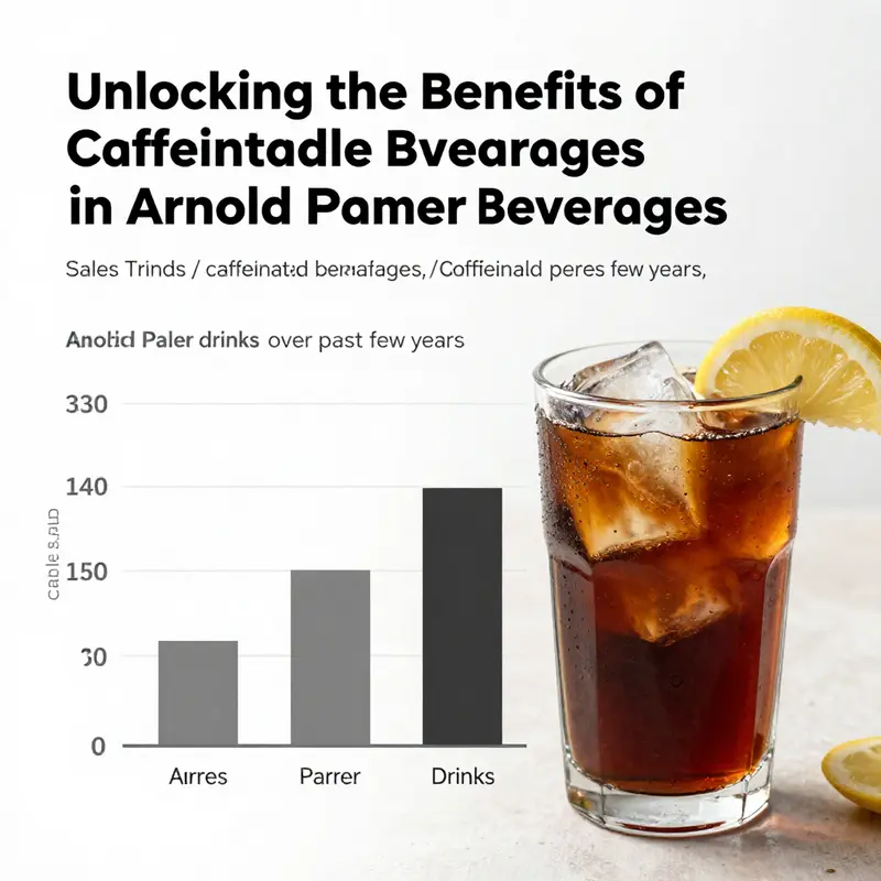 Different Arnold Palmer beverages highlighting their varying caffeine levels.