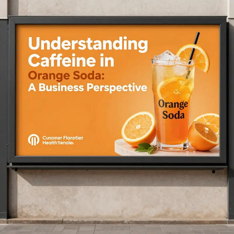 A comparison of popular orange sodas and their caffeine content.