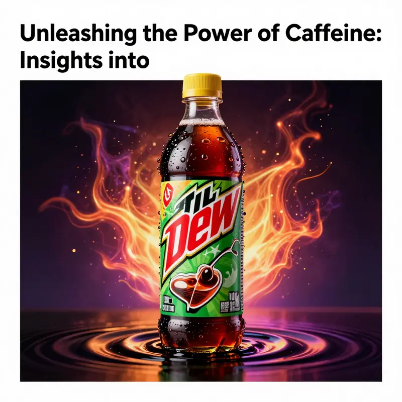 A bottle of Mountain Dew with energetic graphics in the background.
