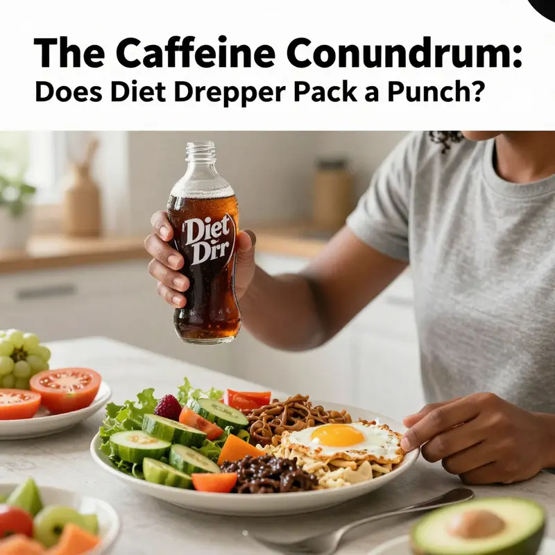 Diet Dr Pepper can reveals its caffeine content, inviting curiosity about its appeal.
