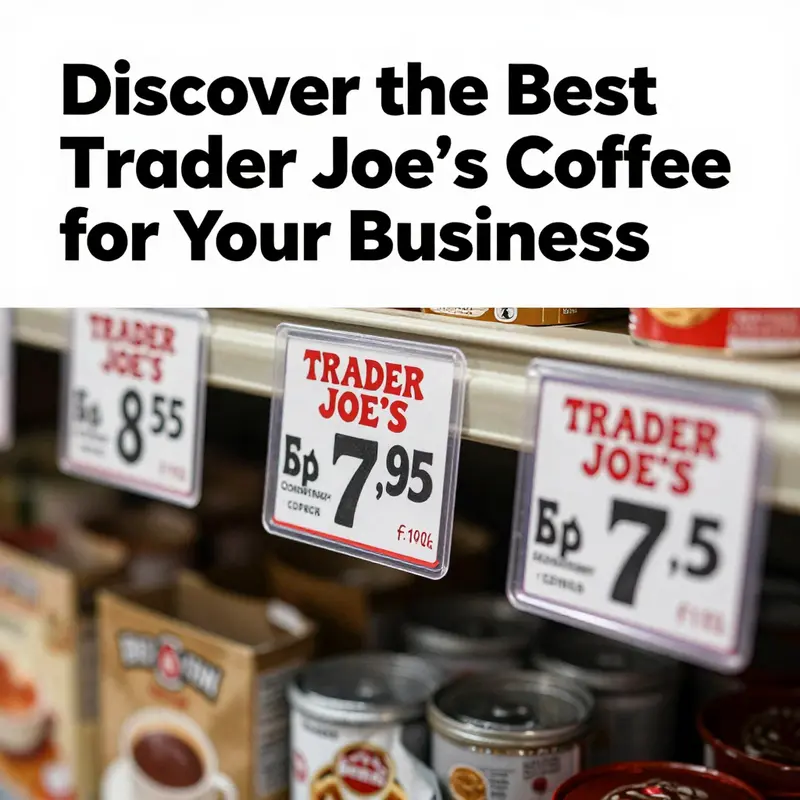 A selection of the top Trader Joe’s coffee offerings for 2025, ideal for business owners.