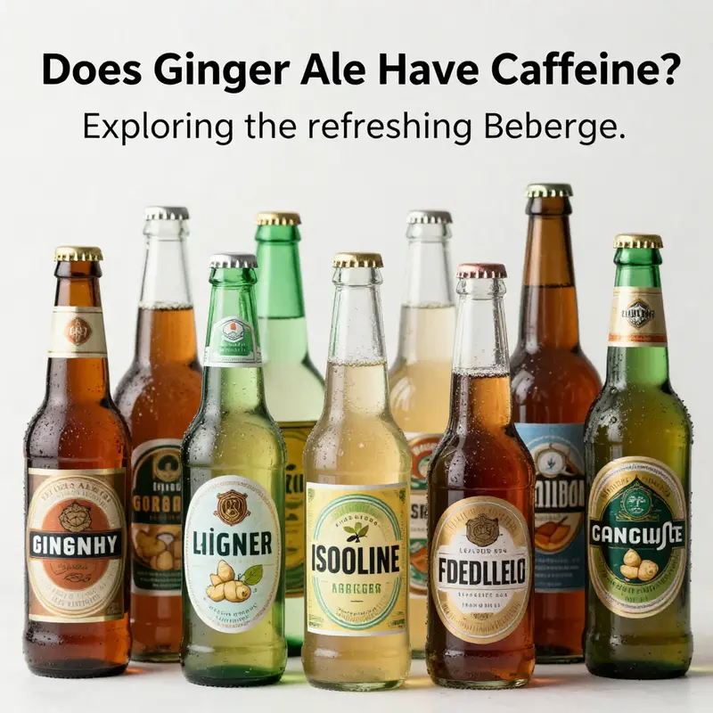 Ginger ale, known for its refreshing taste, is typically caffeine-free.