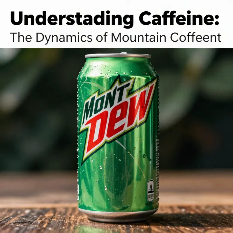 A visually appealing image of a frozen can of Mountain Dew, emphasizing its vibrant color and refreshing qualities.