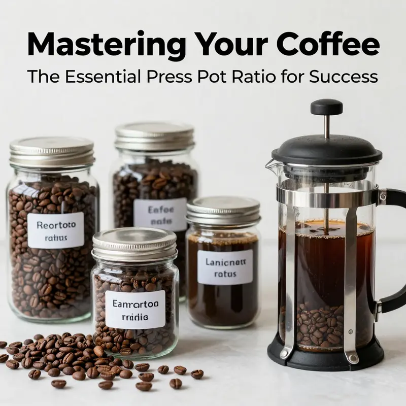 A barista demonstrates optimal brewing techniques for press pot coffee.