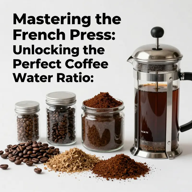 Understanding the fundamentals of the French press coffee water ratio.