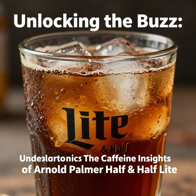 Exploring the caffeine content in Arnold Palmer Half & Half Lite.