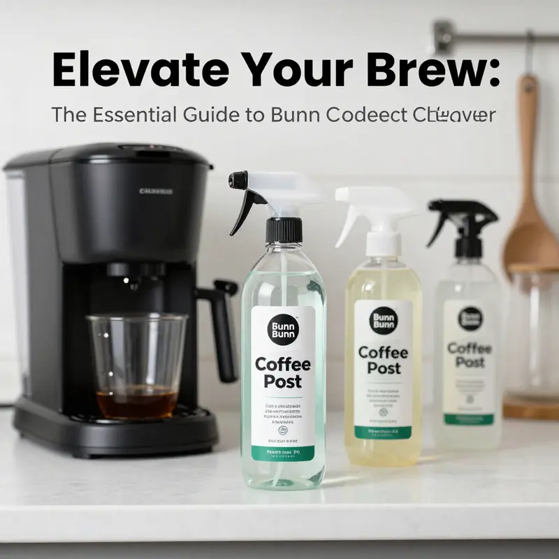 Bunn Coffee Pot Cleaner: Effectively designed for Bunn machines to ensure peak performance.